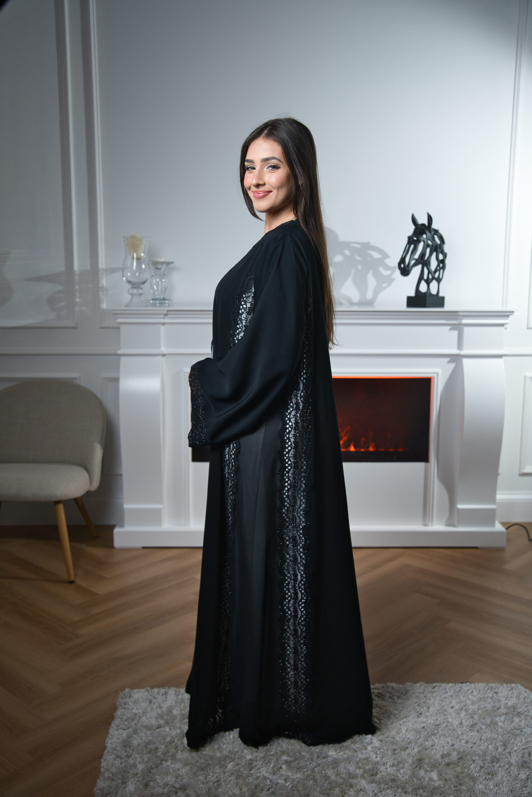 Royal Veil Abaya - Image 4